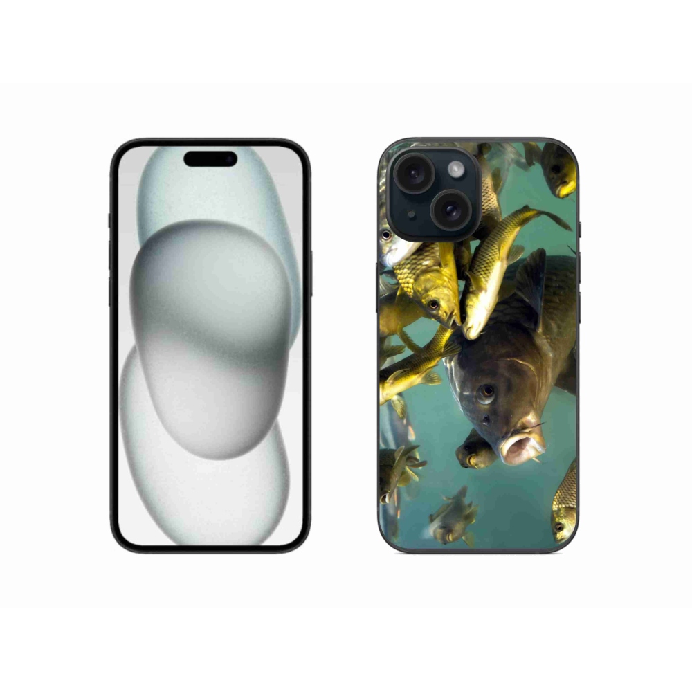 Gél tok mmCase iPhone 15 készülékhez - halak iskolája