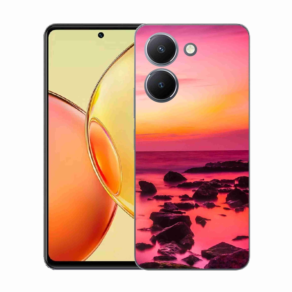 Gél borítás mmCase a Vivo Y36-hoz - tenger és ragyogás