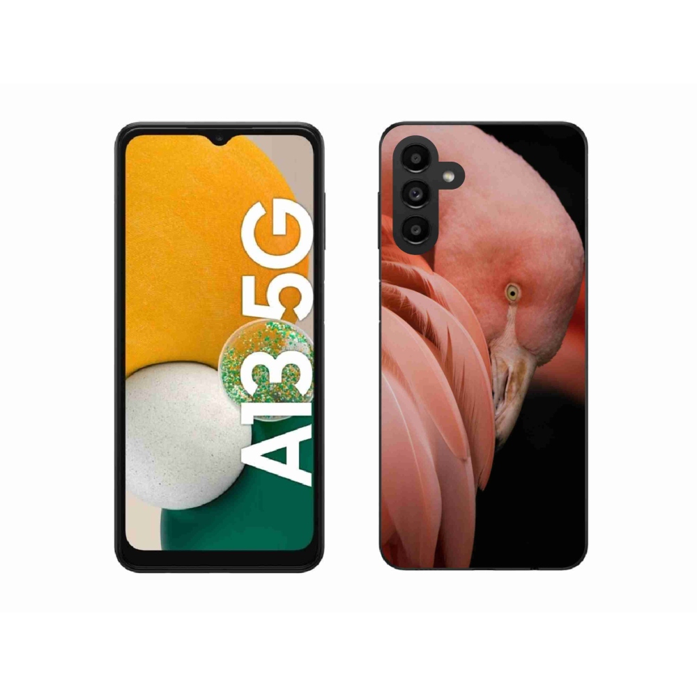 Zselés borítás mmCase Samsung Galaxy A13 5G - flamingó 3