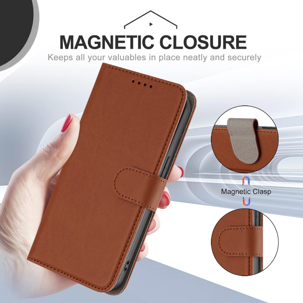 Snap book tok Samsung Galaxy A07 4G készülékhez - barna