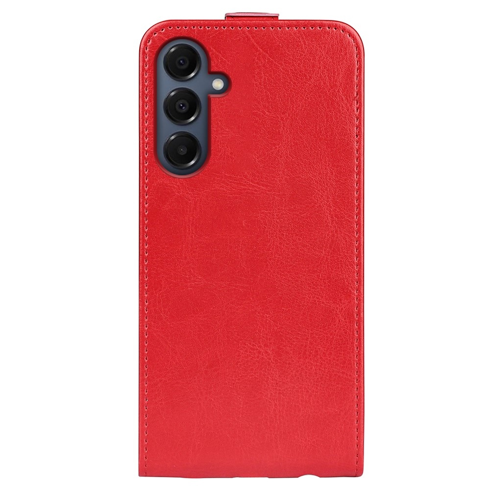 Függőleges könyvtáska Samsung Galaxy A17 5G - piros