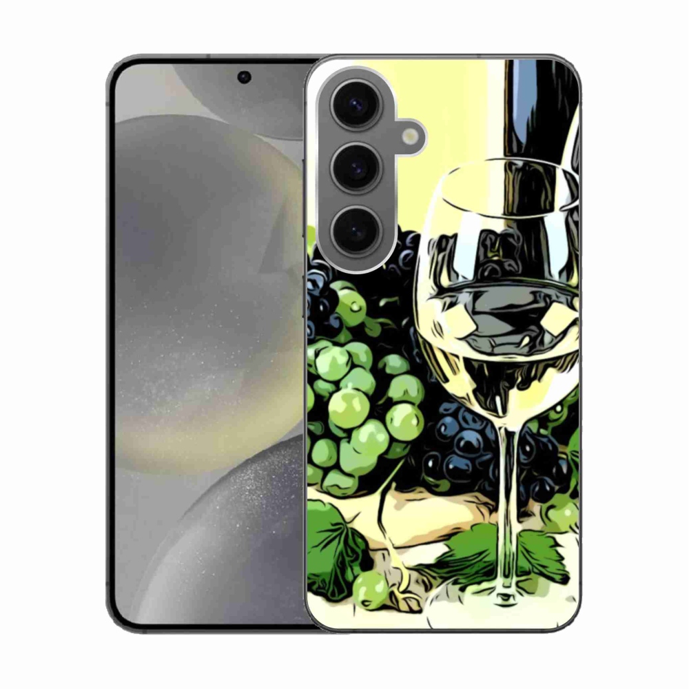 Gél borítás mmCase Samsung Galaxy S24 készülékhez - pohár bor