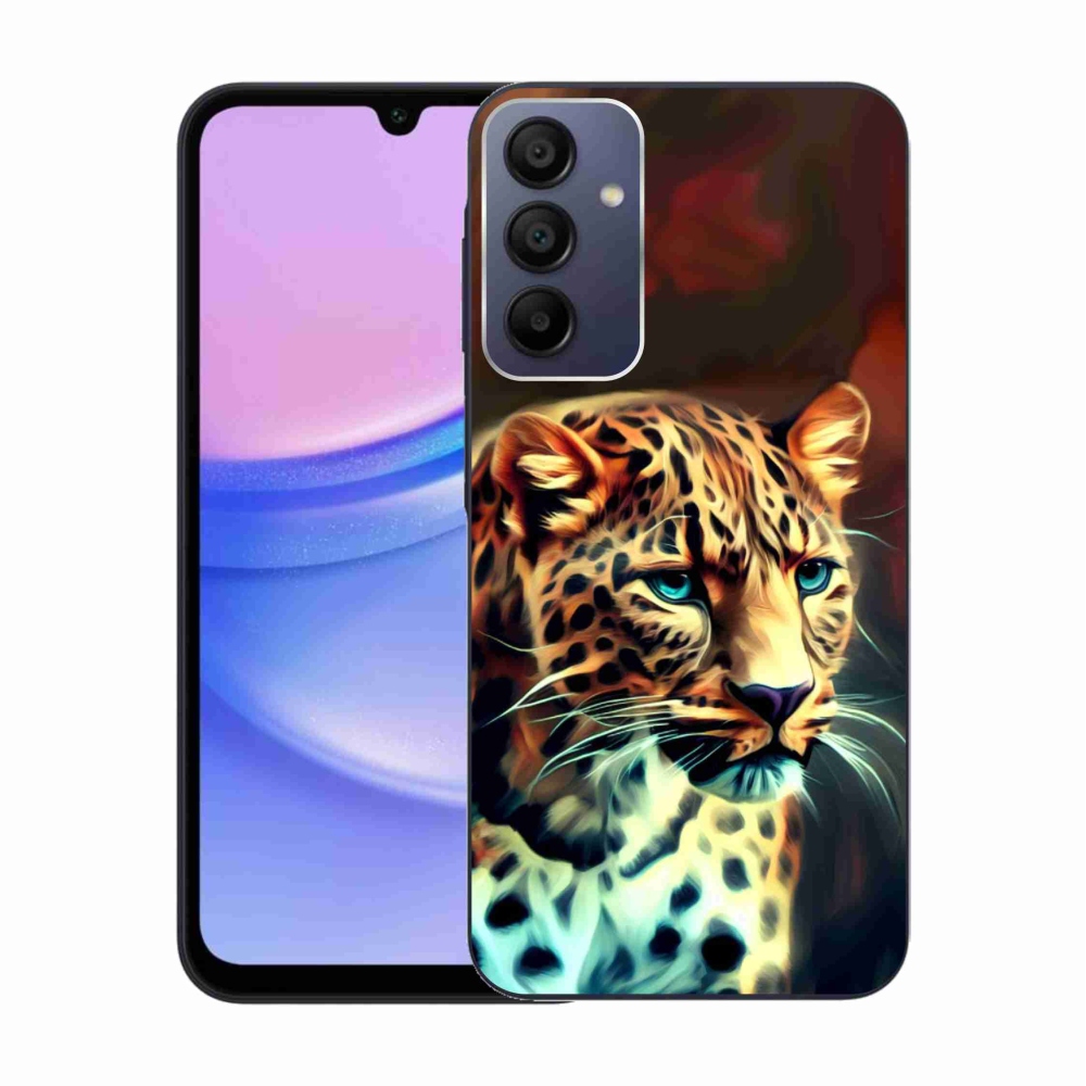 Zselés borítás mmCase Samsung Galaxy A15 4G/5G készülékhez - leopárd