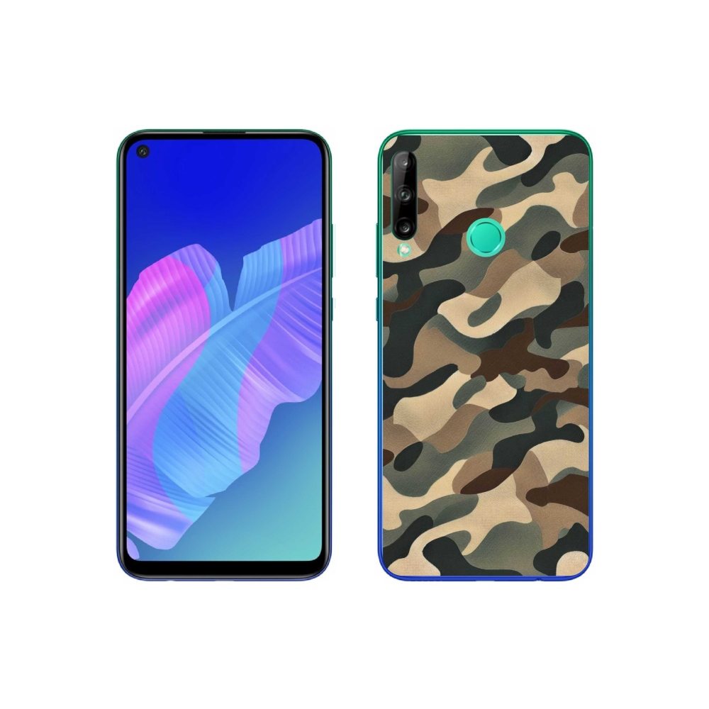Gél borítás mmCase a Huawei P40 Lite E készülékhez - terepszínű minta 11