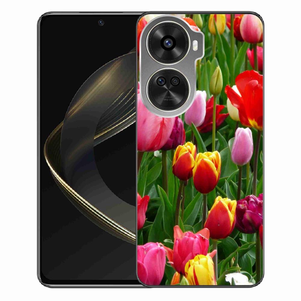 Gél borítás mmCase a Huawei Nova 12 SE-hez - tulipánok
