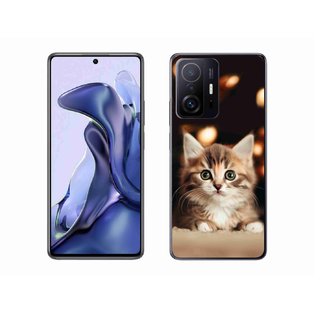 Gél borítás mmCase a Xiaomi 11T-hez - aranyos cica 2