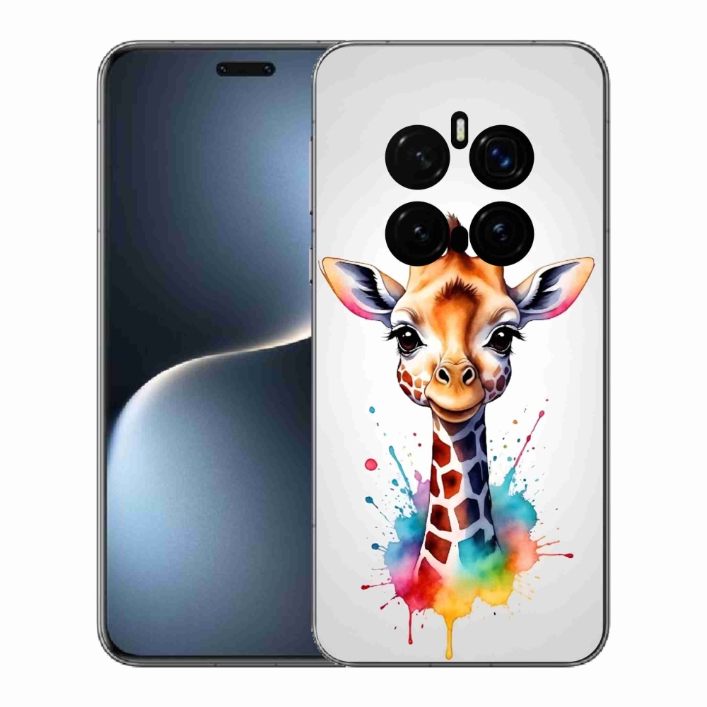 Zselés borítás mmCase a Honor Magic 7 Pro 5G készülékhez - zsiráf 1