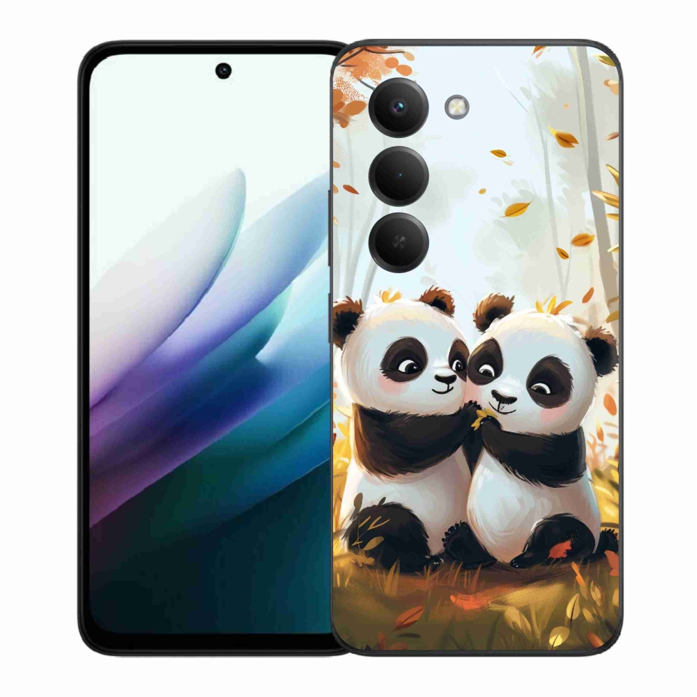 Gél borítás mmCase a Xiaomi Redmi 15 4G/5G (171mm) - pandák