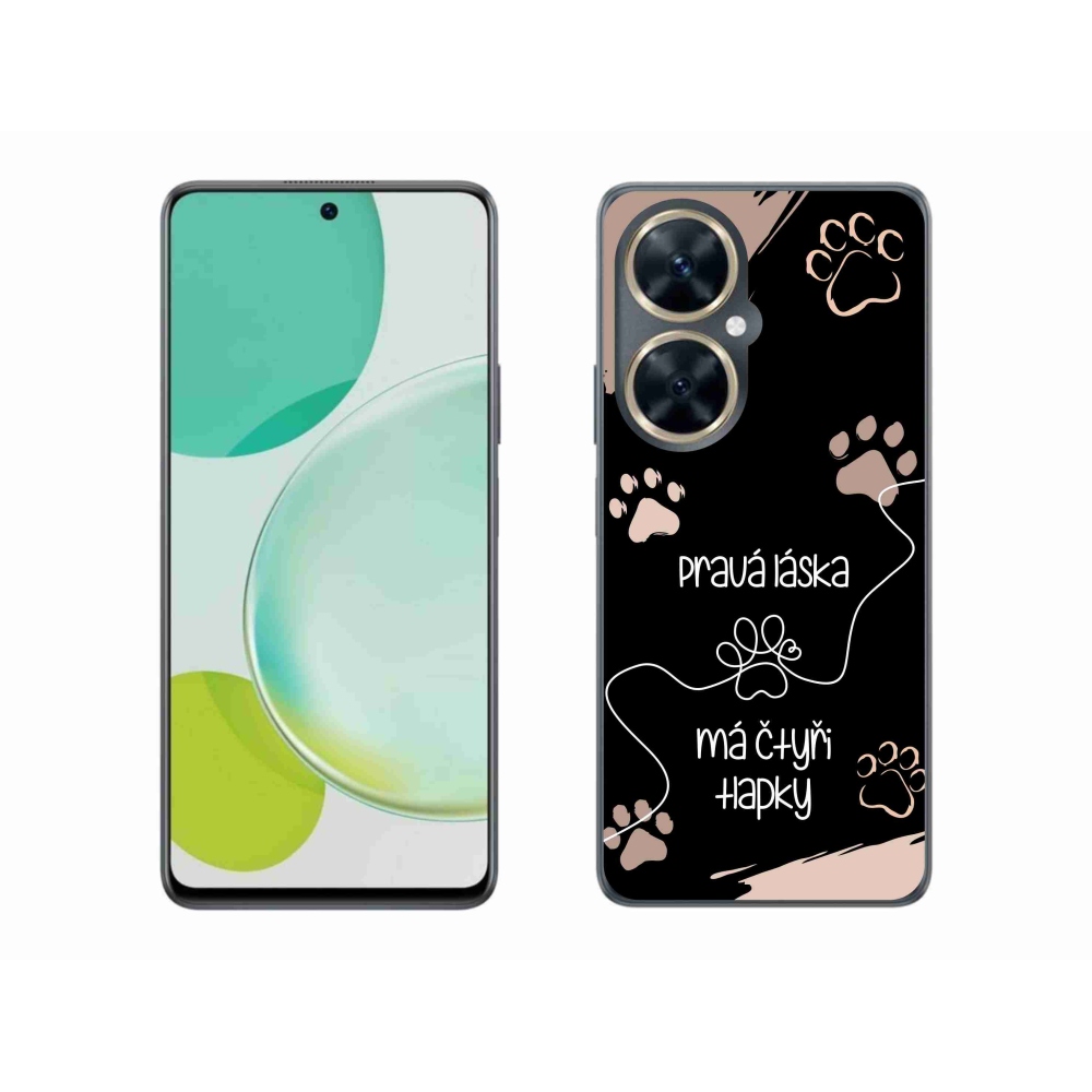 Gél borítás mmCase a Huawei Nova 11i készülékhez - kutya motívum 1 fekete háttér