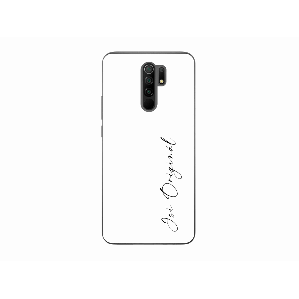Gél borító mmCase a Xiaomi Redmi 9 - te vagy az eredeti fehér háttérrel