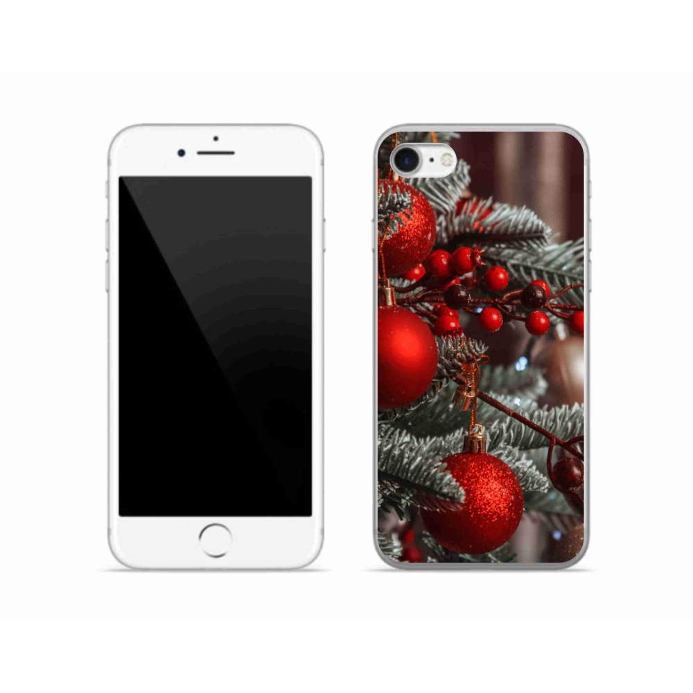Gél borítás mmCase iPhone SE (2022) - Karácsonyi dekoráció 2