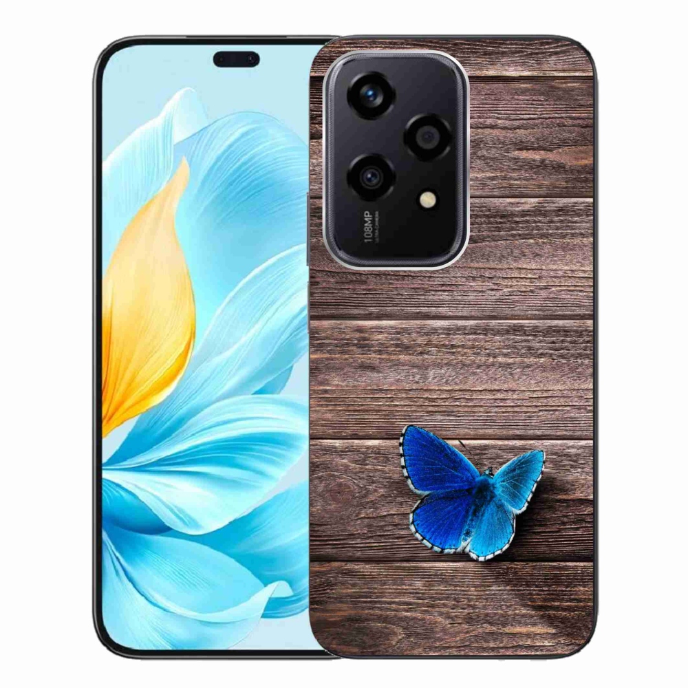 Zselés borító mmCase a Honor 200 Lite 5G készülékhez - kék pillangó 1