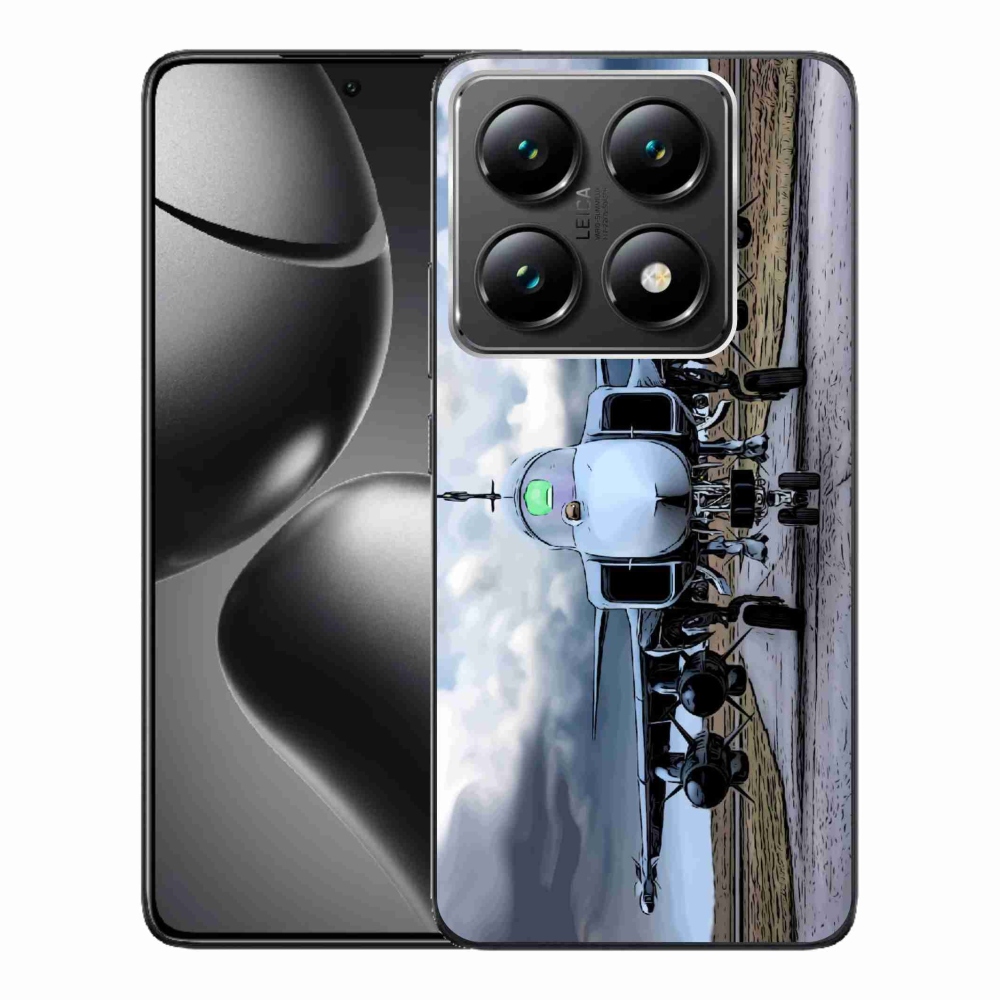 Gélburkolat mmCase a Xiaomi 14T Pro számára - katonai repülőgépek