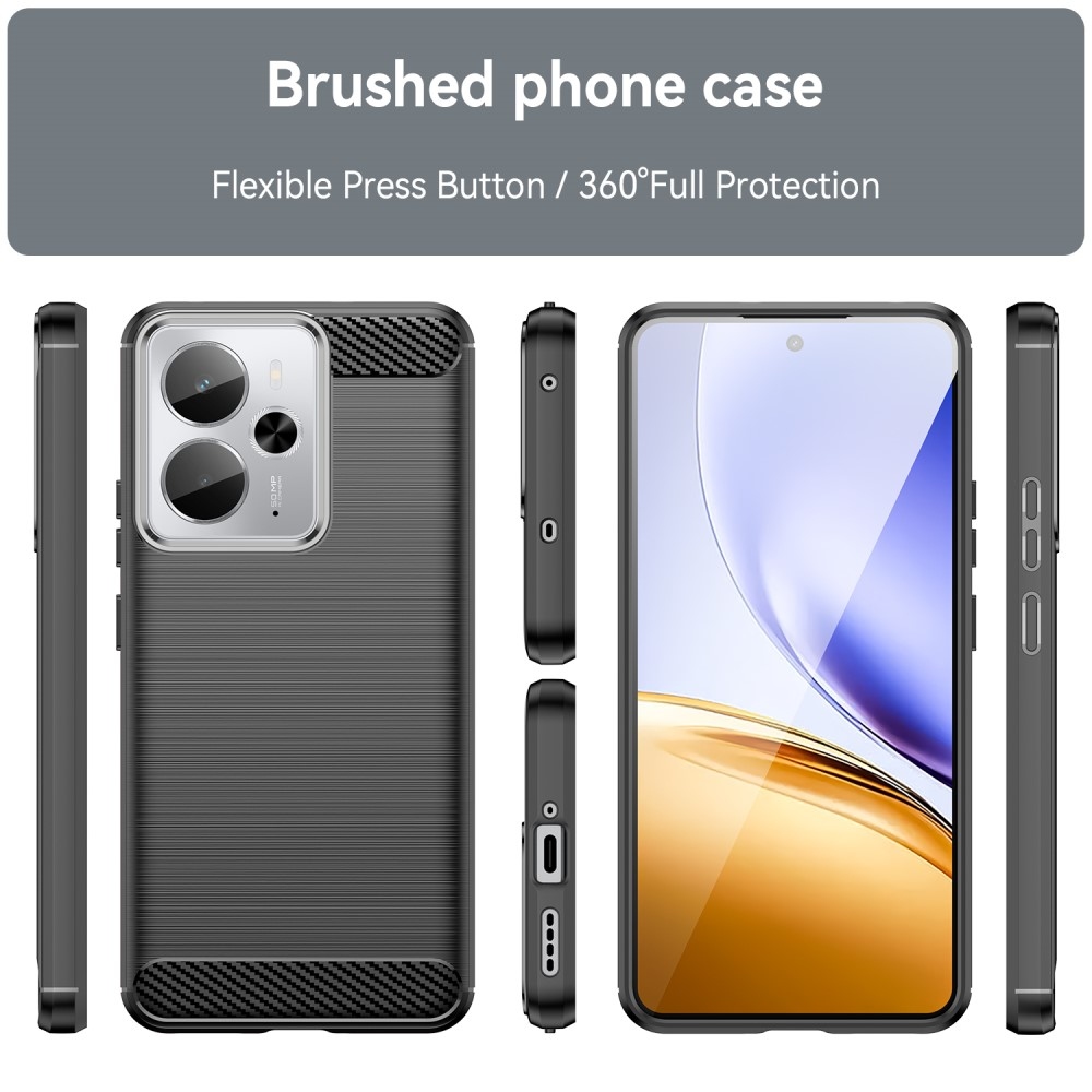 Szénálló zselés tok a Realme 14 5G/14T 5G készülékhez - fekete