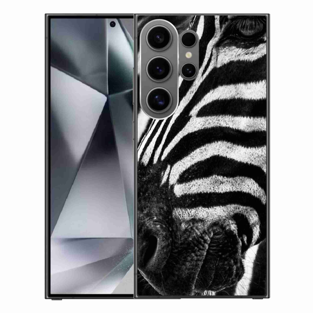Zselés borítás mmCase Samsung Galaxy S24 Ultra készülékhez - zebra