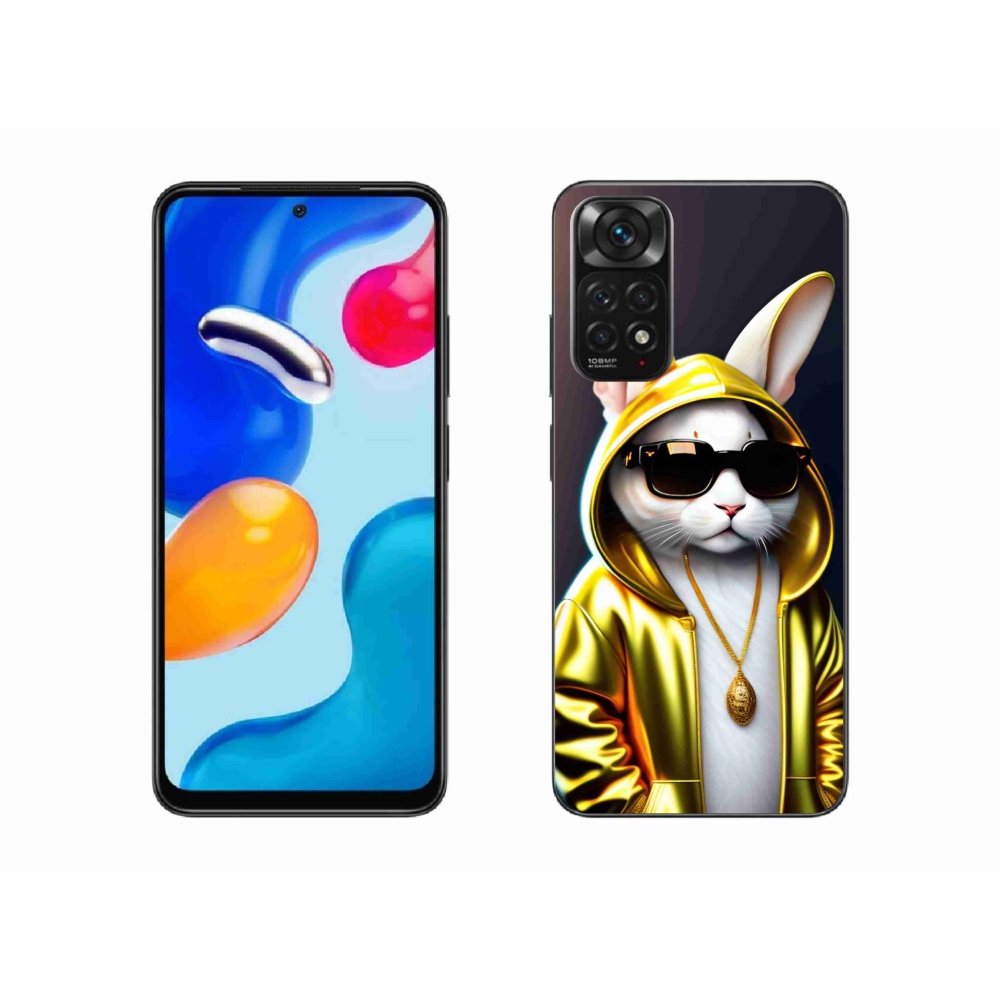 Gél borítás mmCase a Xiaomi Redmi Note 11 4G-hez - cat boss