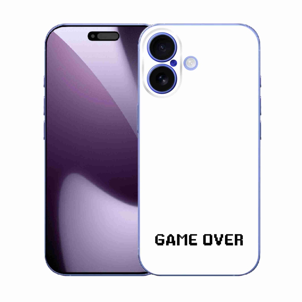 Gél borítás mmCase iPhone 17 készülékhez - játék fehér háttérrel