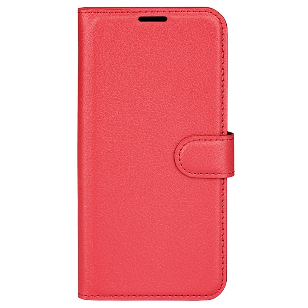 Litchi könyv tok a Xiaomi 14 Pro-hoz - piros