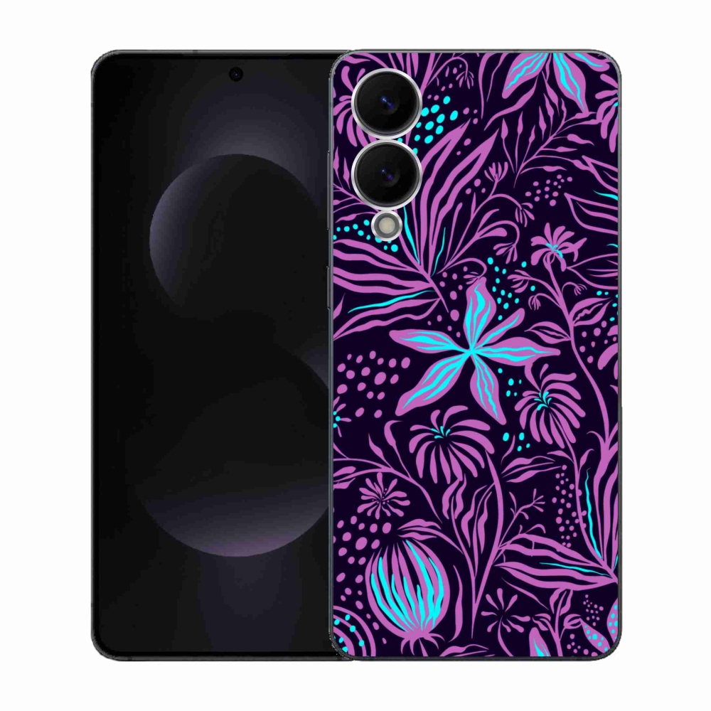 Gél borítás mmCase Samsung Galaxy S25 Edge készülékhez - virágok 2