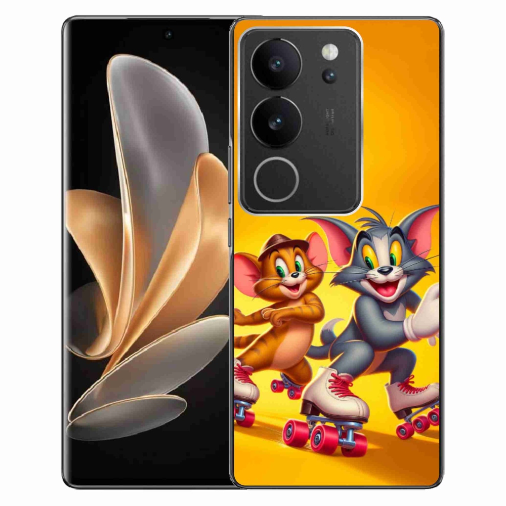 Gél borító mmCase a Vivo V29 5G-hez - tom a jerry