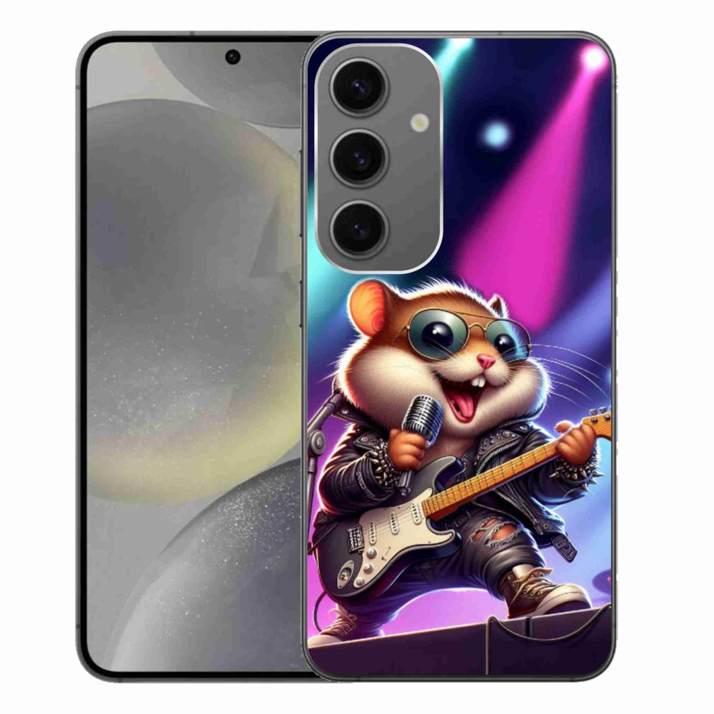 Gél borítás mmCase Samsung Galaxy S24+ készülékhez - hörcsög hintaló