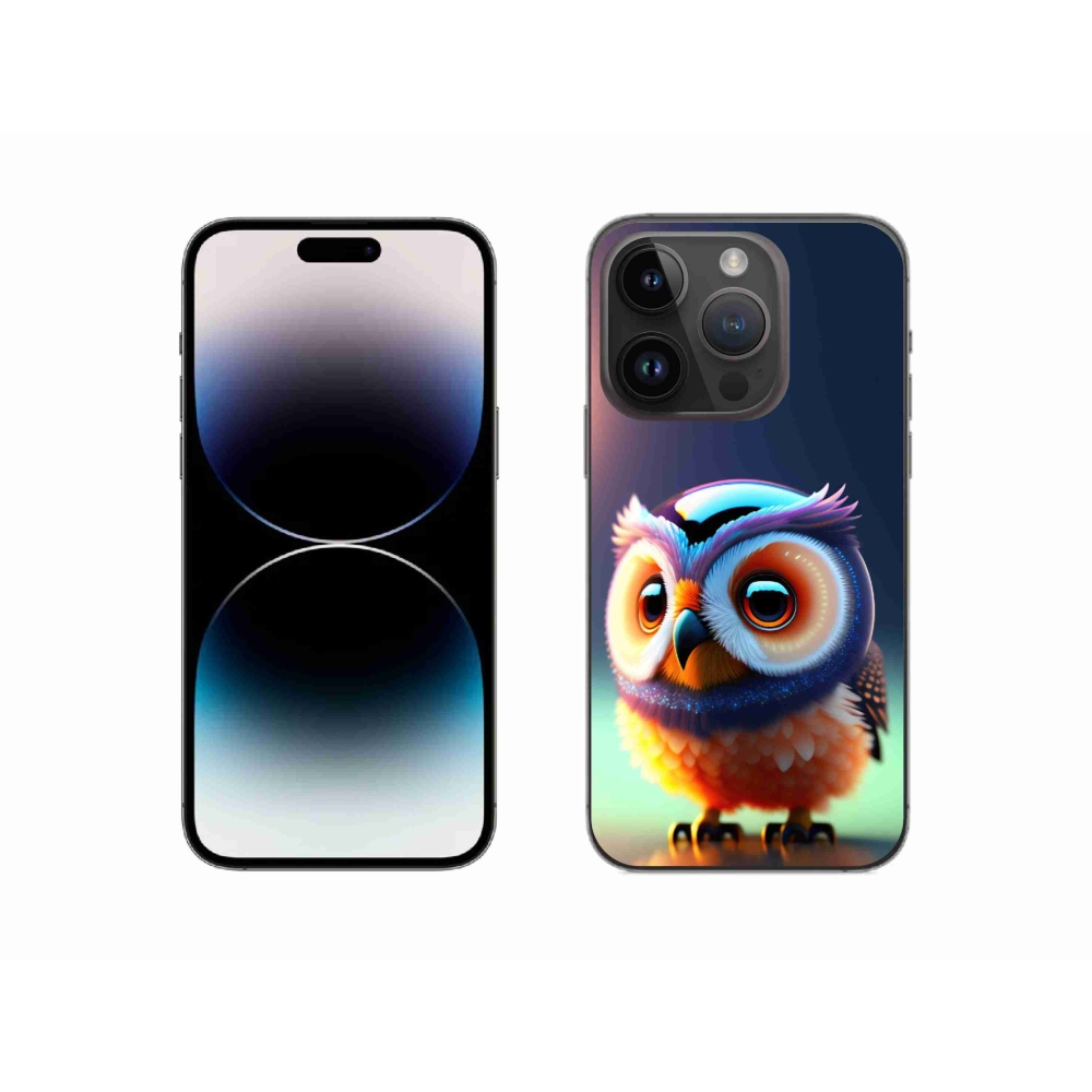 Zselés borítás mmCase iPhone 14 Pro készülékhez - bagoly