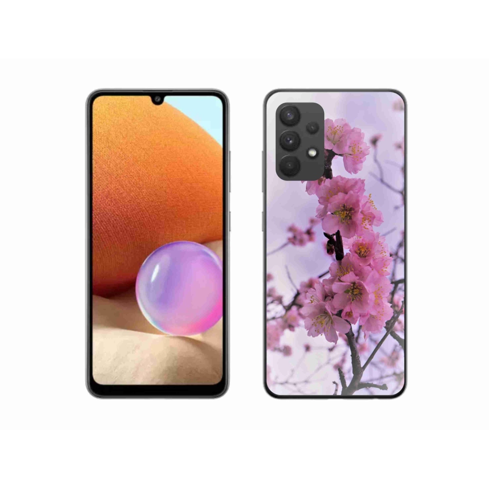 Gél borítás mmCase Samsung Galaxy A32 4G - virágok 7