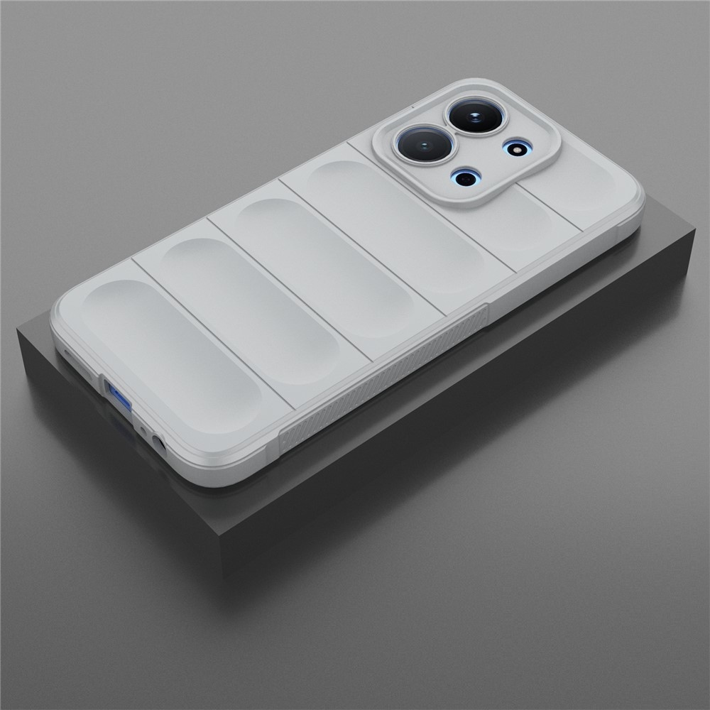 Rugg tartós zselés tok Xiaomi Redmi 15C 4G (171mm)/Poco C85 4G (171mm) - világosszürke