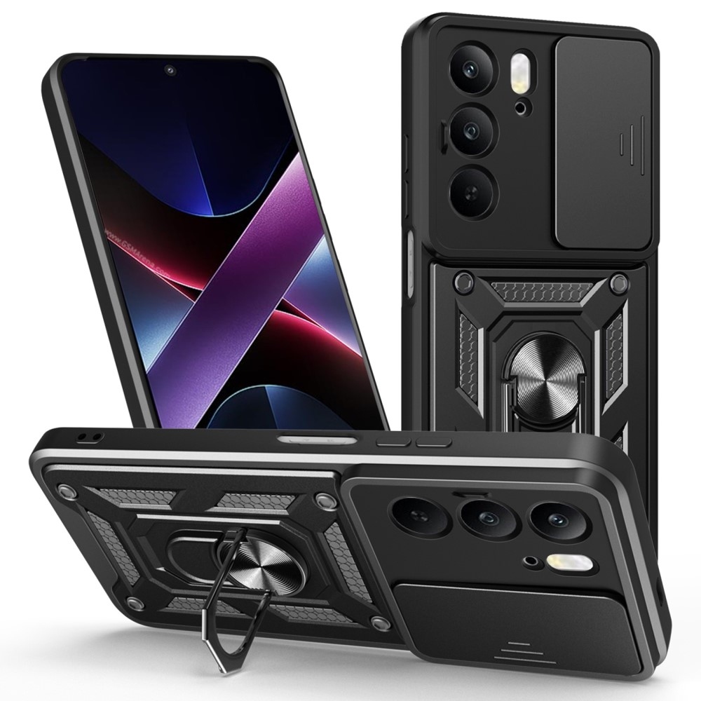 Csúszásálló borítás a Realme 14x 5G/Realme C75 készülékhez - fekete