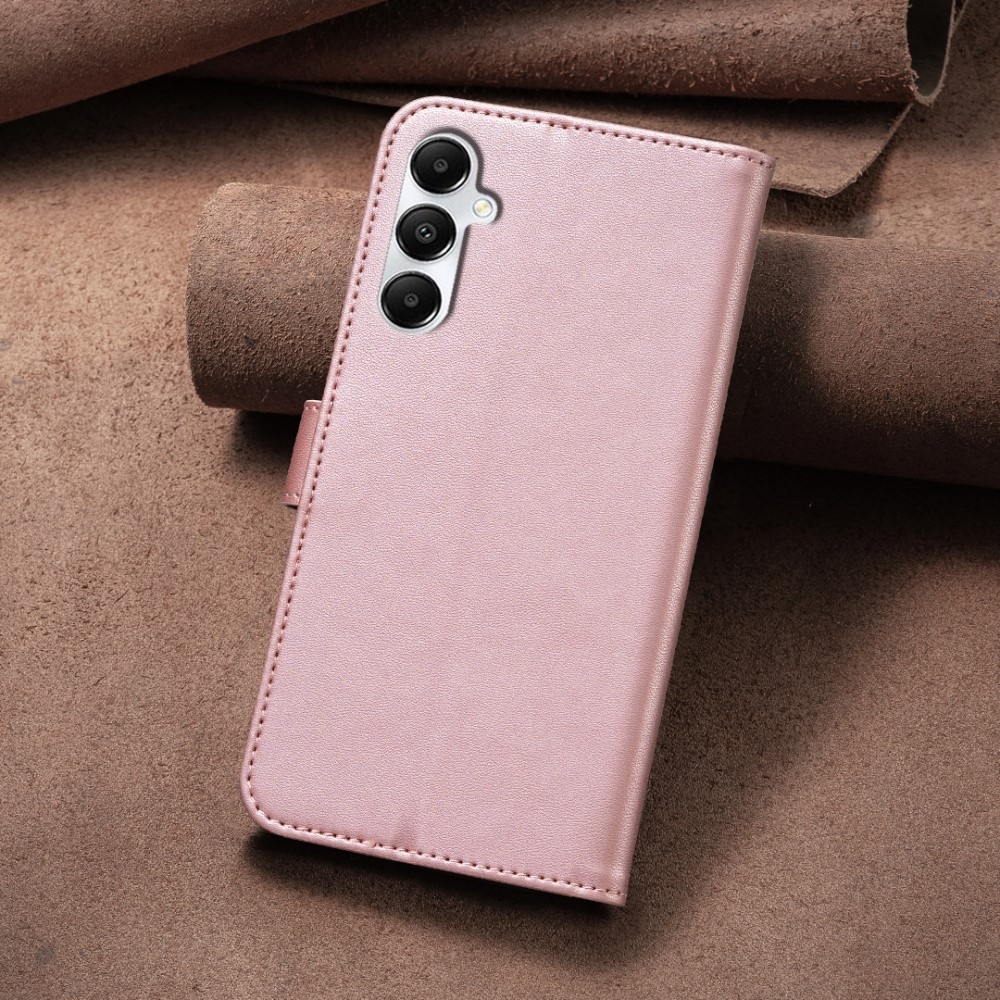 Clover könyv tok Samsung Galaxy A56 5G-hez - rózsaarany színben
