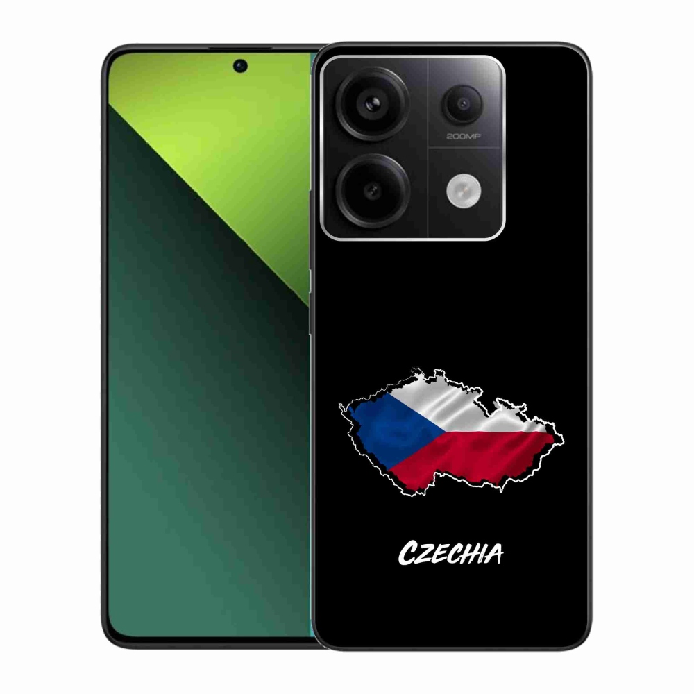 Gél borítás mmCase a Xiaomi Redmi Note 13 Pro 5G/Poco X6 5G - Csehország fekete háttérhez
