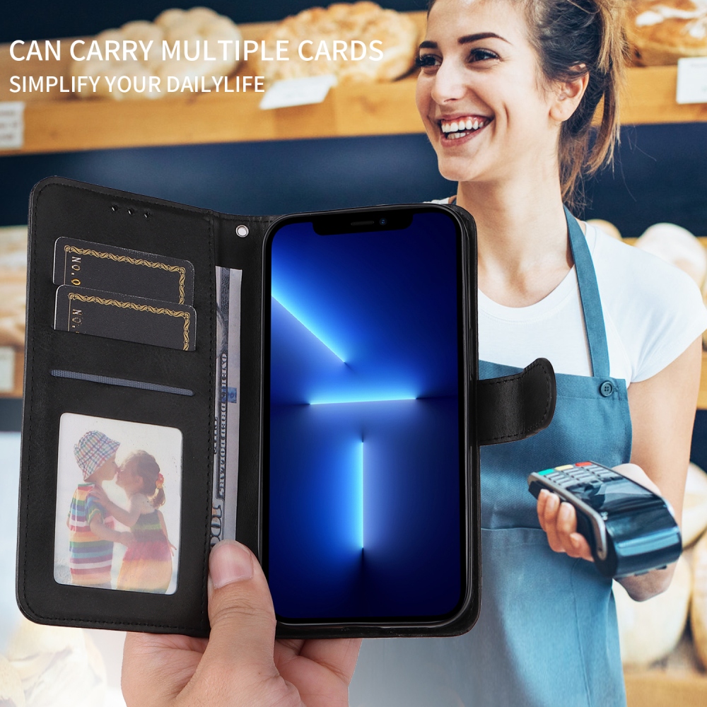 Vérrögök könyv tok a Xiaomi Poco F7 5G-hez - fekete