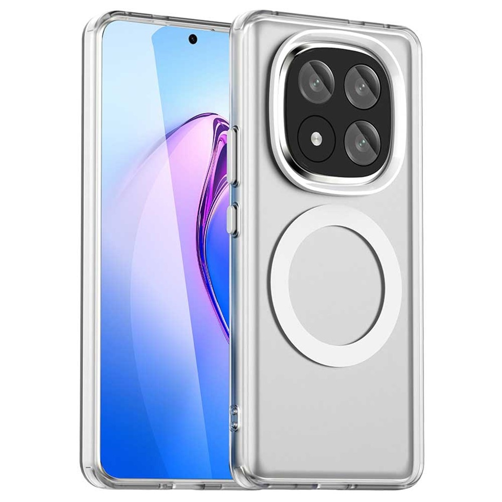 Candy zselés tok MagSafe-val Xiaomi Redmi Note 14 Pro+ 5G - fehér