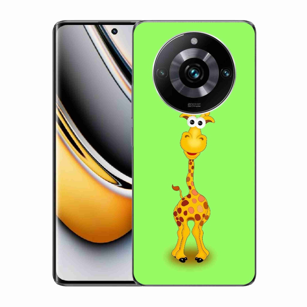 Gél borítás mmCase a Realme 11 Pro/11 Pro+ készülékhez - rajzfilm zsiráf