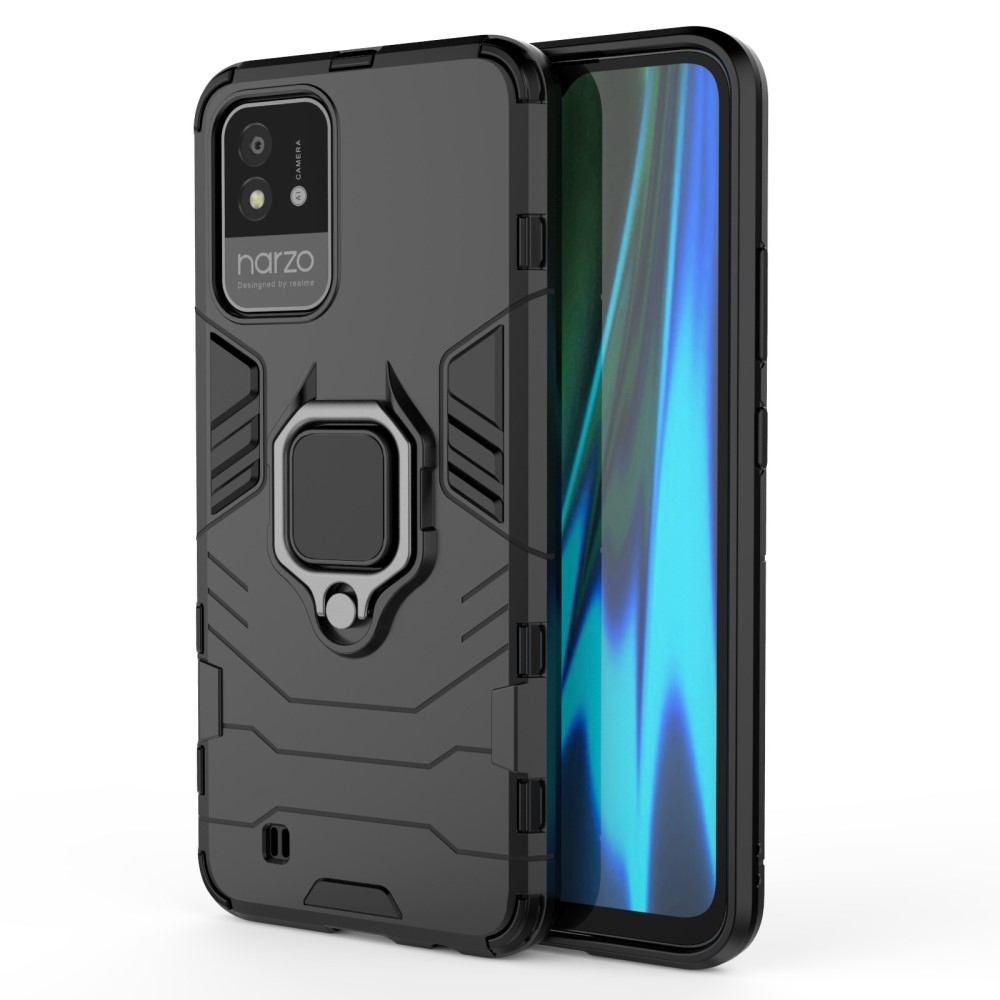 Guardy tartós borító a Realme Narzo 50i készülékhez - fekete