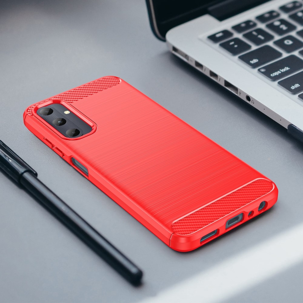 Szénálló zselés tok Samsung Galaxy A05s készülékhez - piros