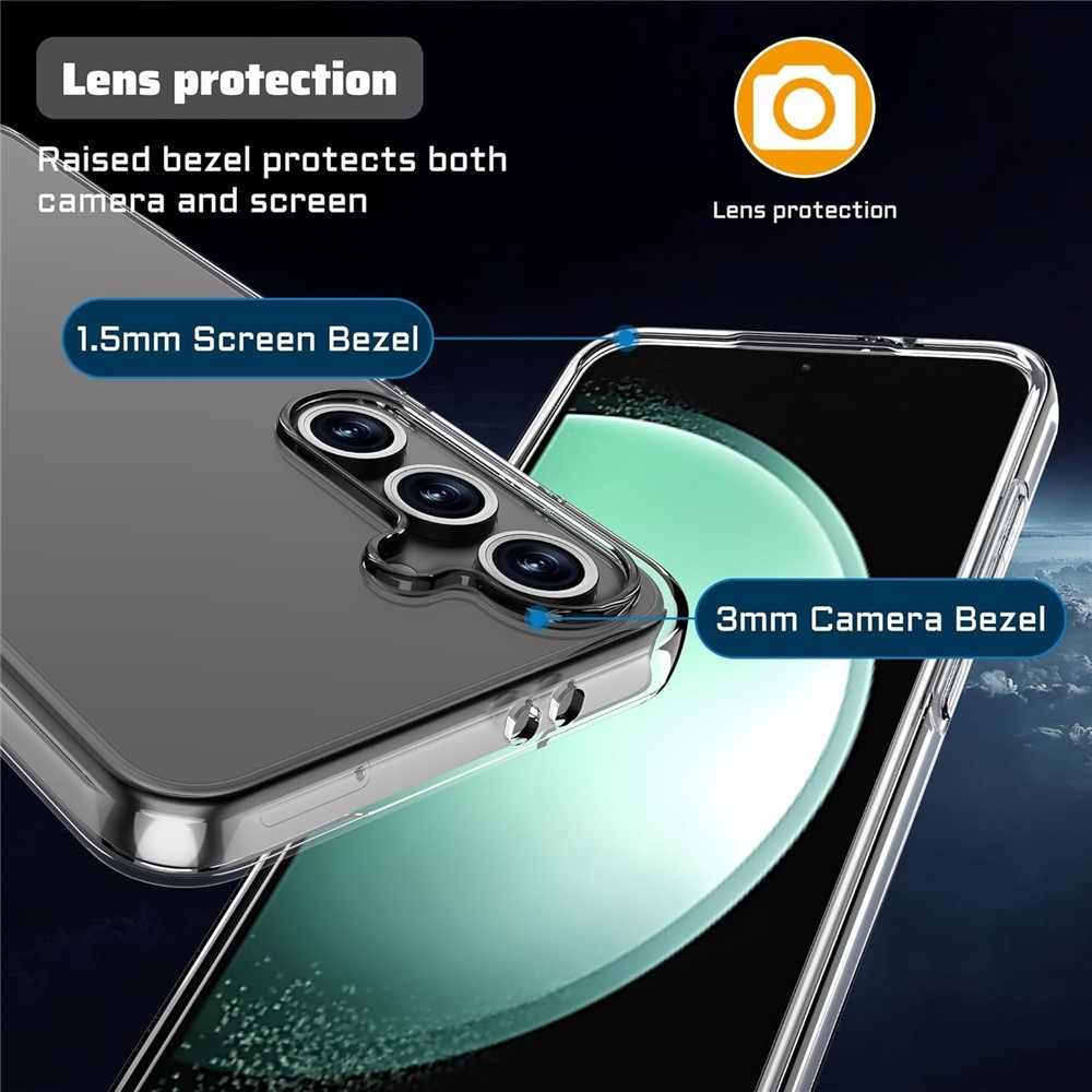 Arc átlátszó zselés tok + 2.5D edzett üveg Samsung Galaxy A17 5G - átlátszó
