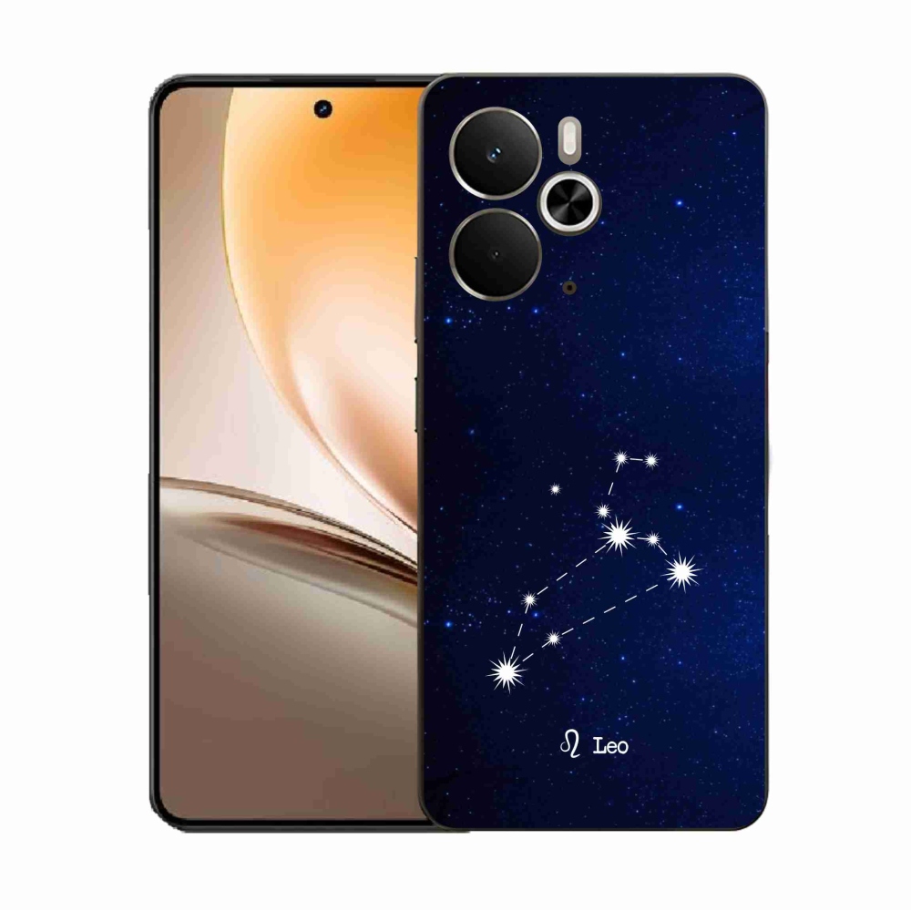 Gél borítás mmCase a Realme 14 5G számára - csillagkép Leo