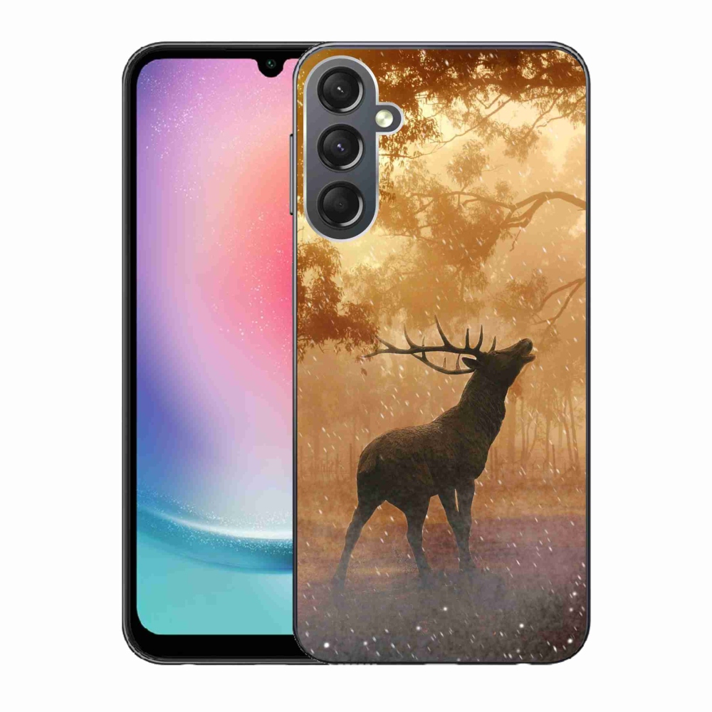 Zselés borítás mmCase Samsung Galaxy A24 készülékhez - szarvas a vadonban