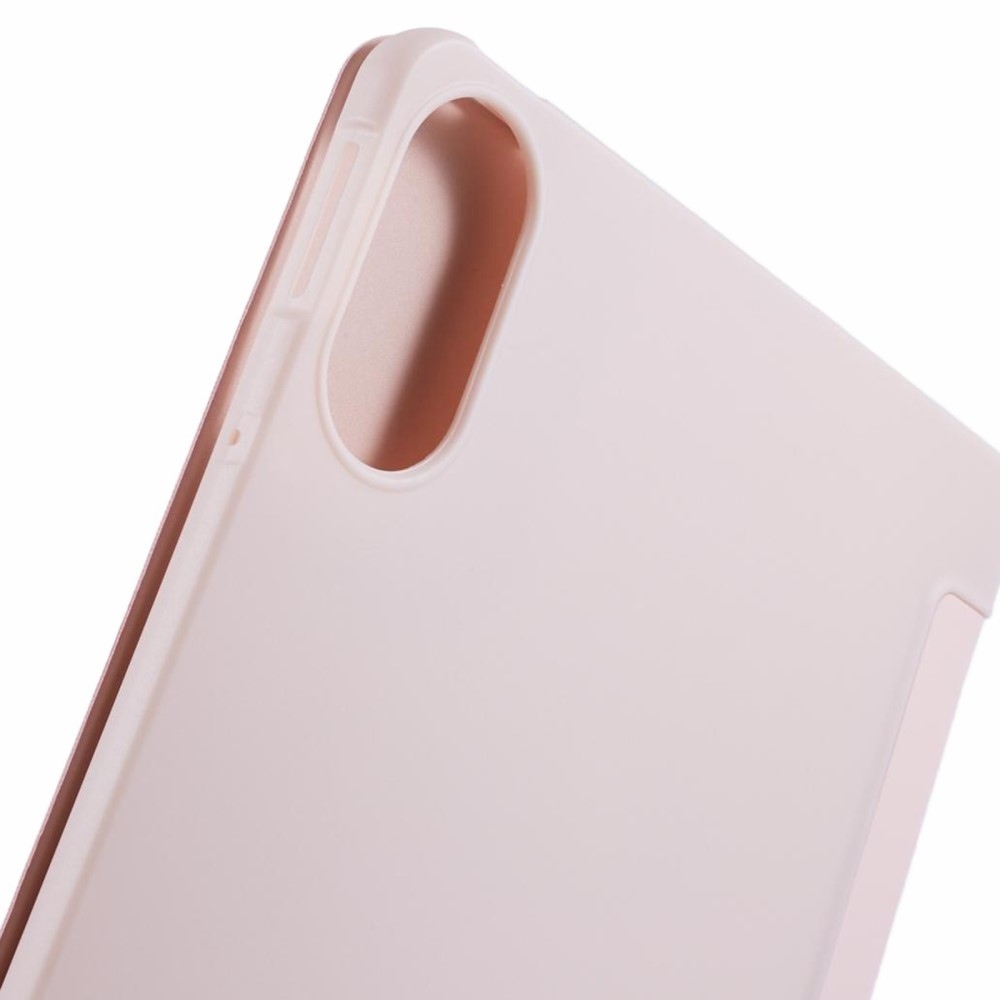 Összecsukható, intelligens záró tok Xiaomi Redmi Pad Pro 4G/5G tablethez - rózsaszín