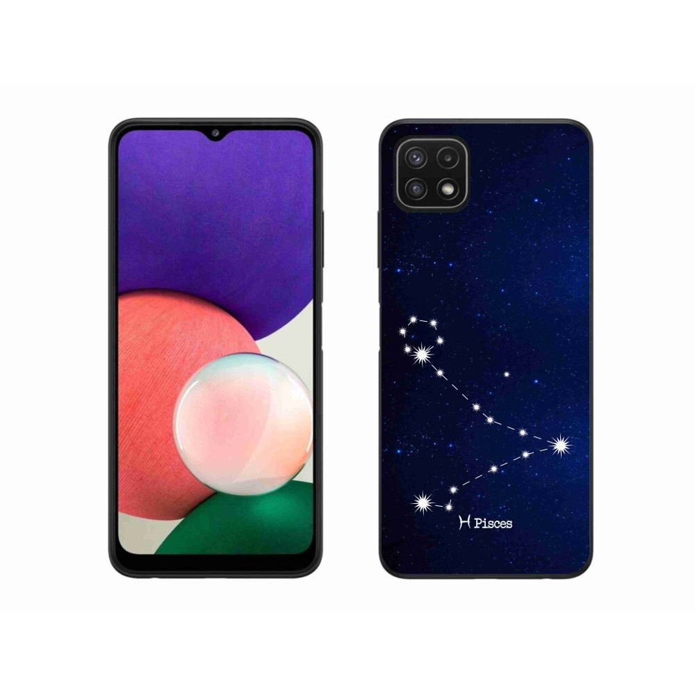 Gél borítás mmCase Samsung Galaxy A22 5G - csillagkép Halakhoz