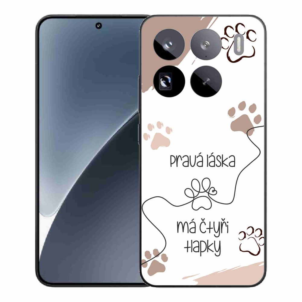 Gél borítás mmCase a Xiaomi 15 Pro készülékhez - kutya motívum 1 fehér háttér