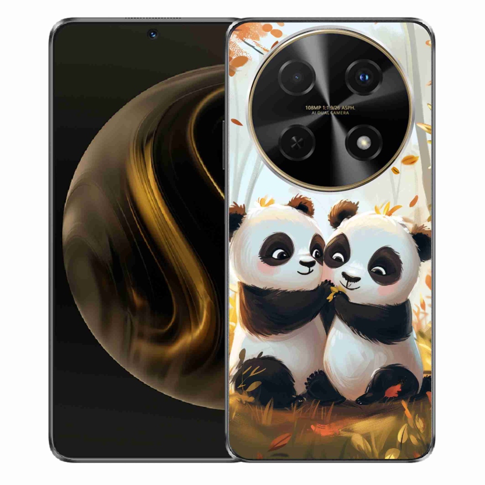 Gél borító mmCase a Huawei Nova 12i készülékhez - pandák