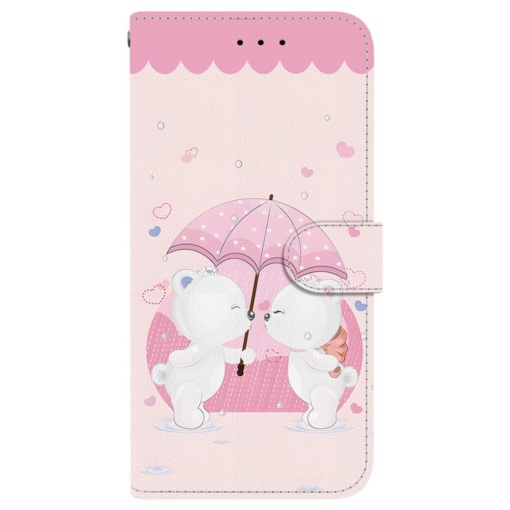 Sokoldalú könyvtáska Samsung Galaxy A36 5G/A56 5G - mackókhoz