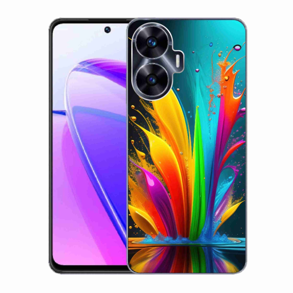 Gél borítás mmCase a Realme C55 készülékhez - absztrakt motívum 1