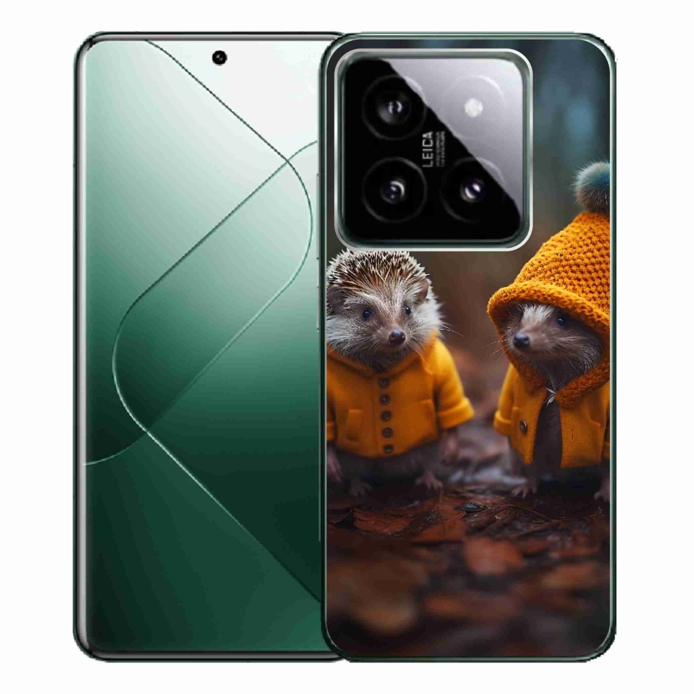Gél borítás mmCase a Xiaomi 14 Pro számára - sünök