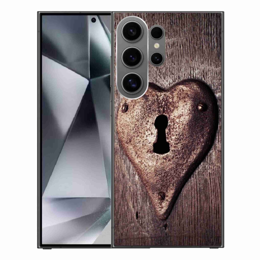 Zselés borítás mmCase Samsung Galaxy S24 Ultra készülékhez - szív alakú zár