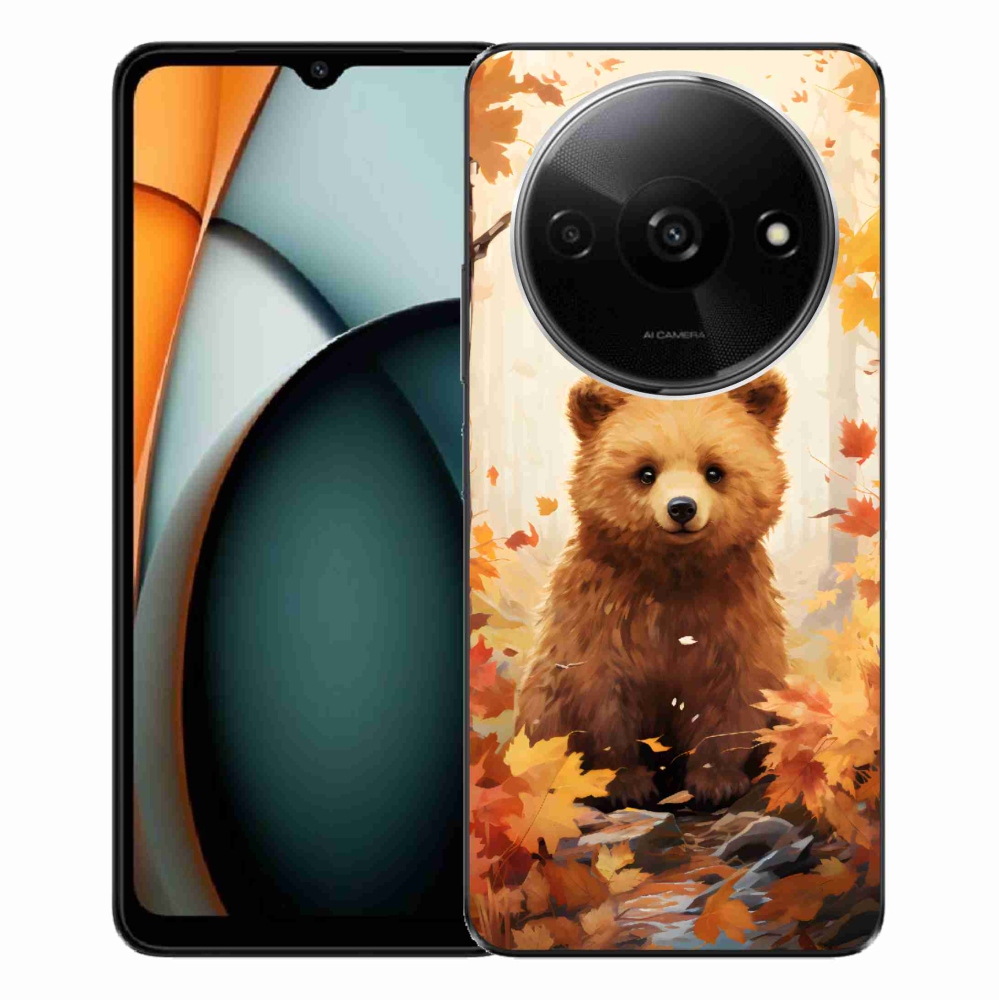 Gél borítás mmCase a Xiaomi Redmi A3-hoz - medve az erdőben