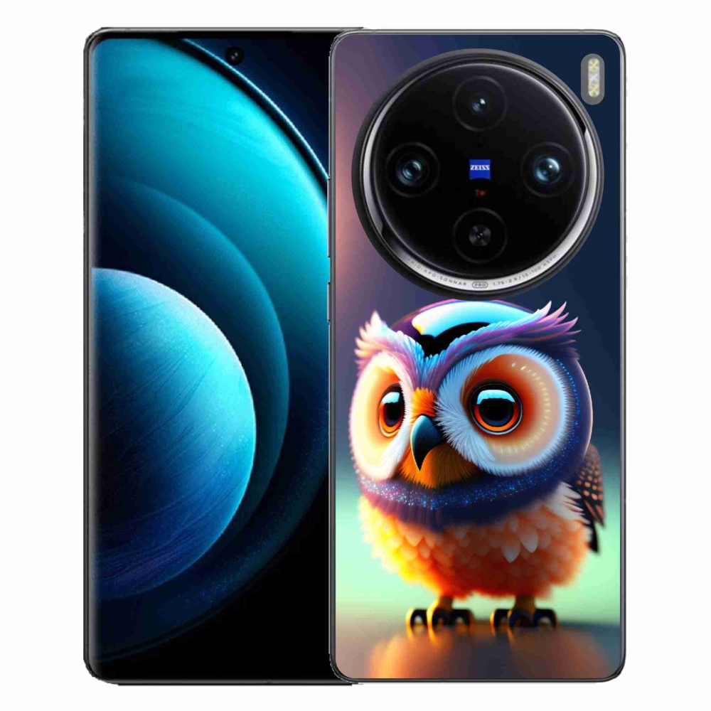 Zselés borítás mmCase a Vivo X100 Pro 5G készülékhez - bagoly