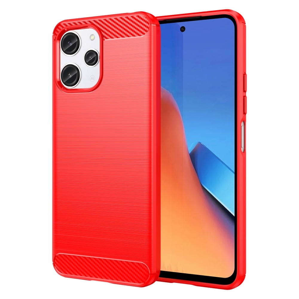 Szálálló zselés tok Xiaomi Redmi 12 4G/5G - piros